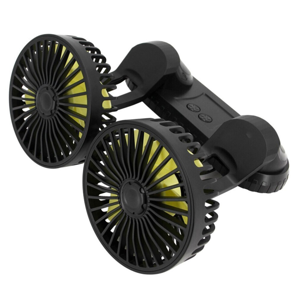 360 Rotatable Car Cooling Dual Fan 732004396437
