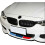 Car Front Bumper Stickers M Performance Stripe Decal For BMW 3 4 5 6 7 4