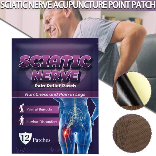 12x Sciatica Nerve Pain Relief Patch Heating Patch Body Meridians Plaster 1