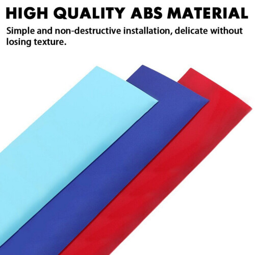 Car Front Bumper Stickers M Performance Stripe Decal For BMW 3 4 5 6 7 2