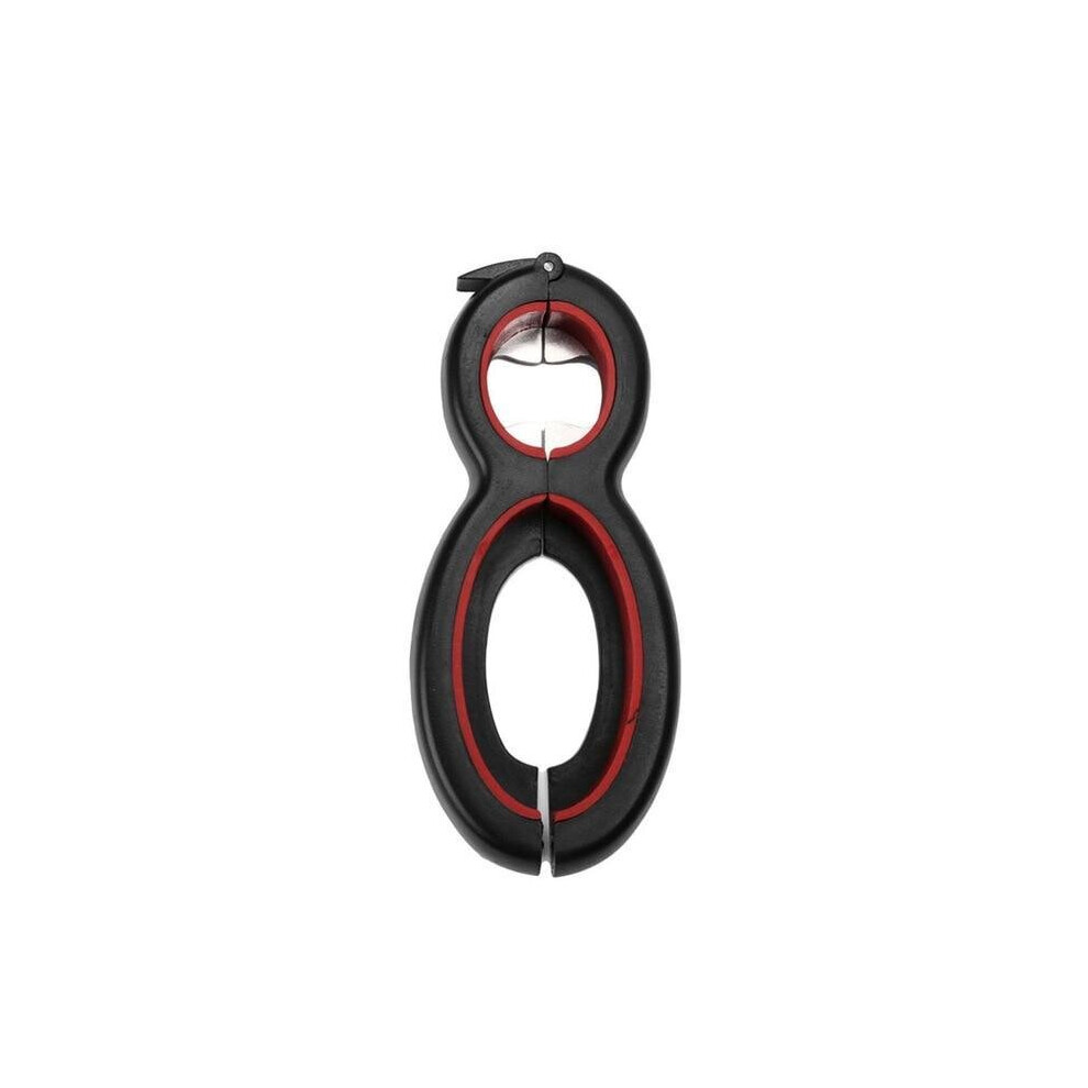 Practbeauty 6 In1 Multi Function Twist Bottle All In One Jar Gripper Can Wine Beer Opener Sd