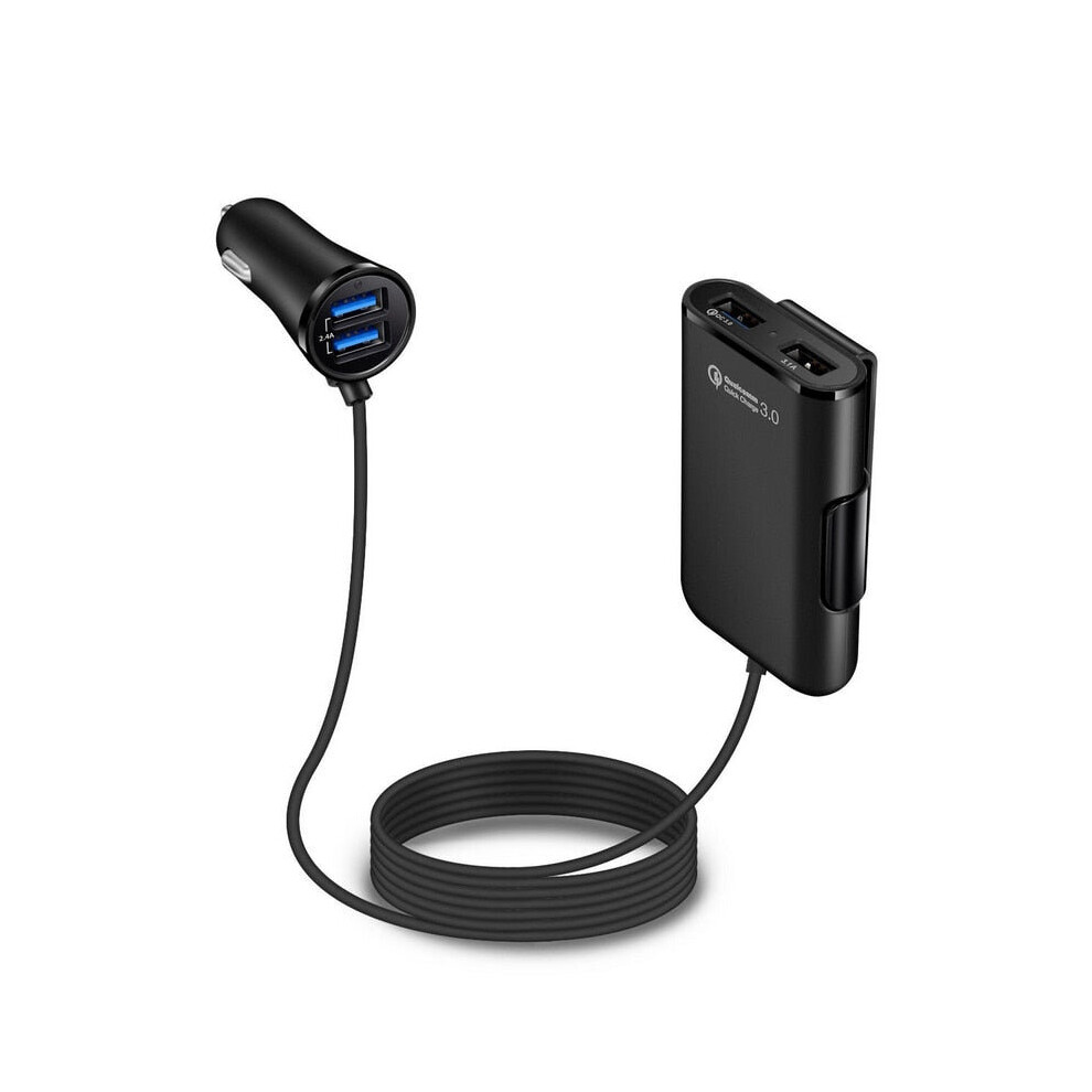 Car Charger 4 Ports Usb Phone Charging Adapter Qc3 0 Quick Charge 732004557258