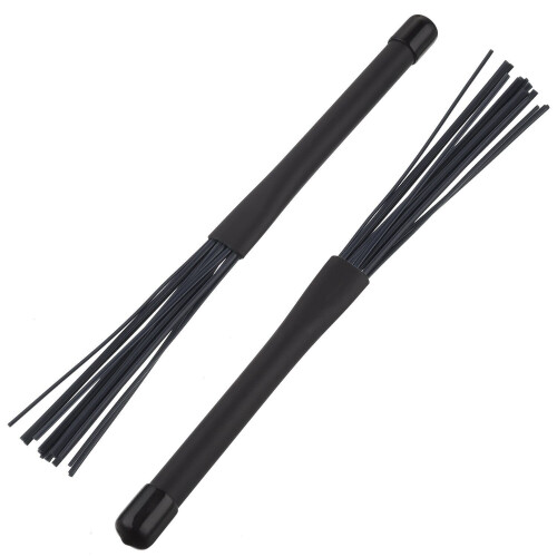 paire de balais de batterie Jazz rétractables 32 cm noir 1