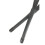 paire de balais de batterie Jazz rétractables 32 cm noir 7
