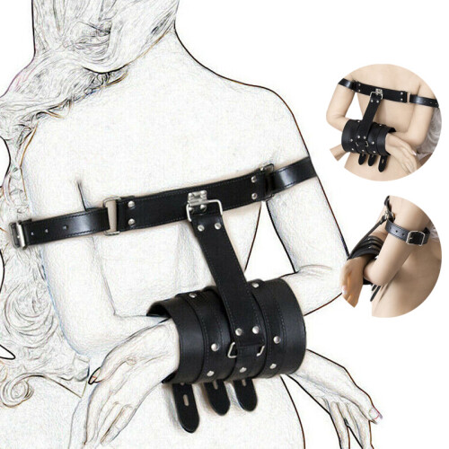 Adjustable Back Bondage Handcuffs Bdsm Fetish Slave Arm Restraint For Adults 2