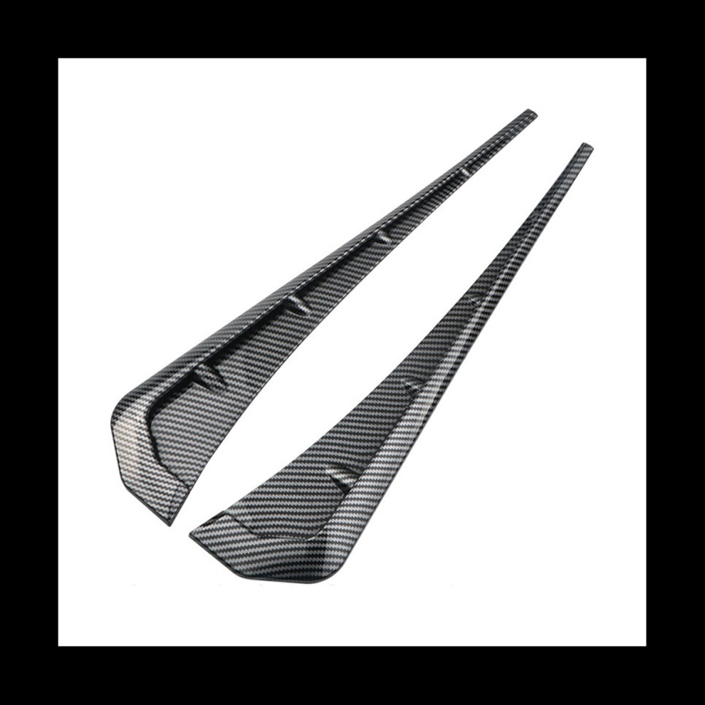 Universal Car Mudguard Side Vent Decorative Stickers, Air Flow Intake Hole Grille Accessories ,Abs Carbon Fiber 4762381795895