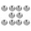 10Pack 54mm Filter Basket for Sage 870/875/878/880 54mm Semi-Automatic Coffee Machine Bottomless Handle Filter 1