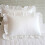 2X 100% Cotton Ruffle Pillowcase Ruffled Pillow Cover White Pillow Case 2