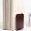 2Pcs Wooden Bookends with Metal Base Heavy Duty Black Walnut Book Stand with Anti-Skid for Office Desktop or Shelves 6