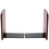 2Pcs Wooden Bookends with Metal Base Heavy Duty Black Walnut Book Stand with Anti-Skid for Office Desktop or Shelves 3