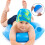 Self-Adhesive Repair Patches for Swimming Pools, Pack of 10 PVC Pool Repair Kit, Self-Adhesive Underwater Repair Pool 6