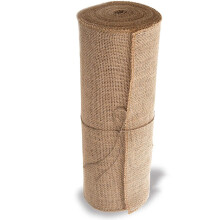 Burlap Doily Roll-30CMx275cm. No- Anti- Blanket with Edge Design. Burlap Fabric Are Suitable for Weddings, Table-Runners, Decoration & Crafts.
