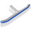 2X Pool Brush, Swimming Pool Wall & Tile Brush 18 Inch Swimming Pool Cleaning Pole Brush Head Replacement Brush,Blue 3