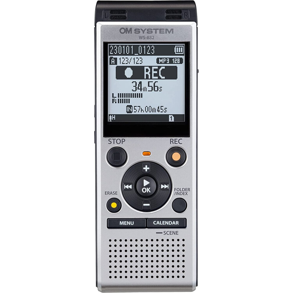Olympus WS882 Digital Voice Recorder 4GB with Built-in USB-image-OPC-PBMXHKB-NEW