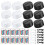 12 Sets 3D Night LED Light Lamp Base 16 Colors LED Light Display Base with Remote Control USB Cable Xmas Decoration 1