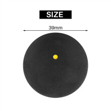 3Pcs Squash Ball One-Yellow-Dot Low Speed Sports Professional Player Competition Squash