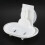 Double Soap Dish Strong Suction Soap Holder Cup Tray for Shower Bathroom (White) 4