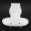 Double Soap Dish Strong Suction Soap Holder Cup Tray for Shower Bathroom (White) 5