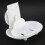 Double Soap Dish Strong Suction Soap Holder Cup Tray for Shower Bathroom (White) 3
