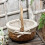 2X Hand-Woven Wicker Basket Simulation Single Handle Small mit Hand Geschenkkorb 6