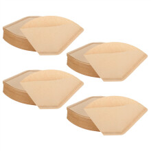 400Pcs Coffee Filters Disposable Cone Paper Coffee Filter Natural Unbleached Filter 4-6 Cup for pour Over Coffee