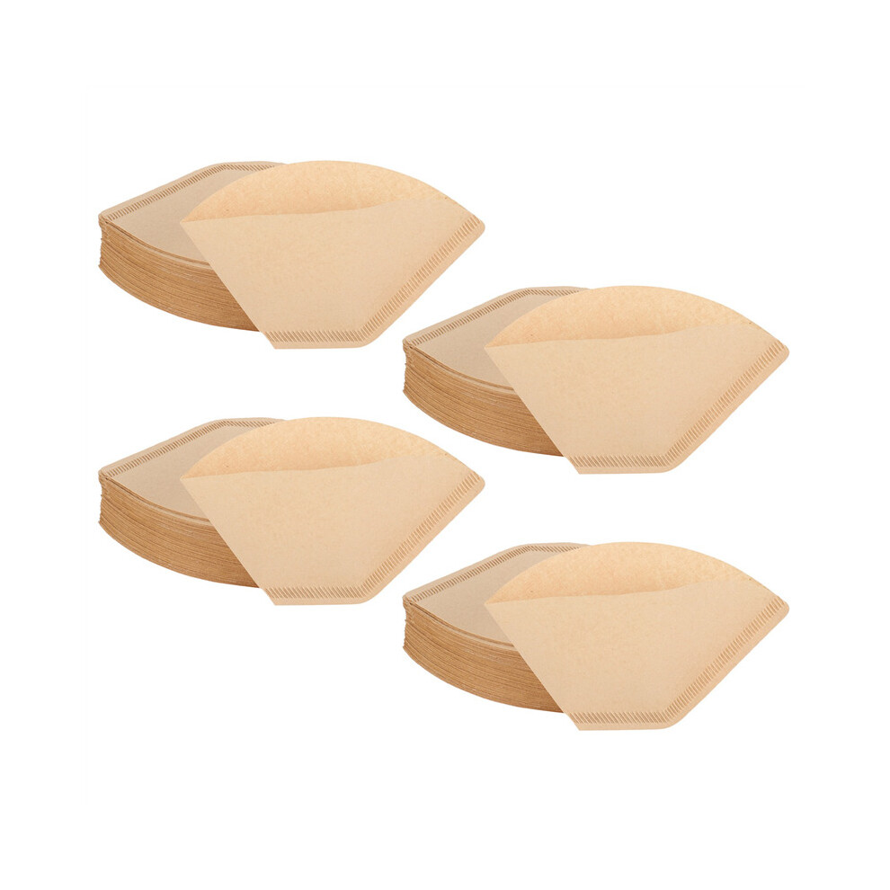 Tlily 400Pcs Coffee Filters Disposable Cone Paper Coffee Filter Natural Unbleached Filter 4-6 Cup For Pour Over Coffee