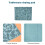 2 Pack Dish Drying Mat Absorbent Drying Mat Machine Washable Dish Drying Mats for Kitchen Counter (Blue Vine) 2