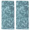 2 Pack Dish Drying Mat Absorbent Drying Mat Machine Washable Dish Drying Mats for Kitchen Counter (Blue Vine) 7