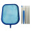 6-Piece Swimming Pool Skimmer Net Telescopic Pole Leaf Skimmer Net Swimming Pool Cleaner Supplies Home Use 1