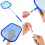 6-Piece Swimming Pool Skimmer Net Telescopic Pole Leaf Skimmer Net Swimming Pool Cleaner Supplies Home Use 3
