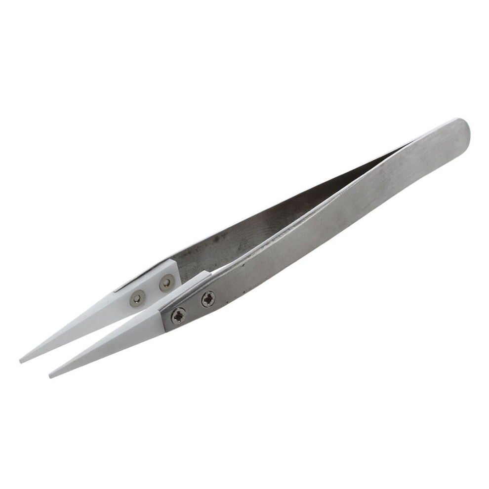 Tlily Ceramic Tweezers - Heat Resistant - Pointed Tip