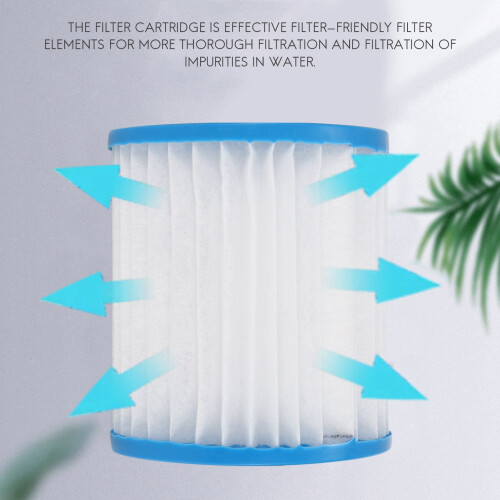 6-Pack Pool Pump Filter 630 for 300-Gallon Systems, No Assembly, Easy to Clean 1