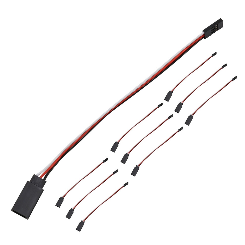 10Pcs 150Mm Servo Extension Lead Wire Jr Cable 3Pin Male To Female For Rc Car 4762381783489