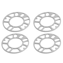 Lot de 4 entretoises de roue en aluminium pour voiture, goujon de 5 mm pour 4 x 100, 4 x 114,3, 5 x 100, 5 x 108, 5 x 114,3, 5 x 120
