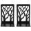 Book Ends for Heavy Books,Book Shelf Holder Home Decorative, Metal Bookends Black 1 Pair,Bookend Supports, Book Stoppers 1