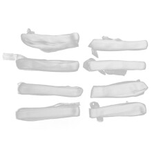 Lot de 10 filets de pêche en PVA - Maille de 5 m - Recharge pour appâts de pêche à la carpe - Sacs d'emballage pour mangeoires de pêche de 25 mm