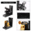 Retro Camera Bookend Film Projector Black Silver Collector's Project Bookcase Vintage Jewelry Study Room Study Home Decorations 5