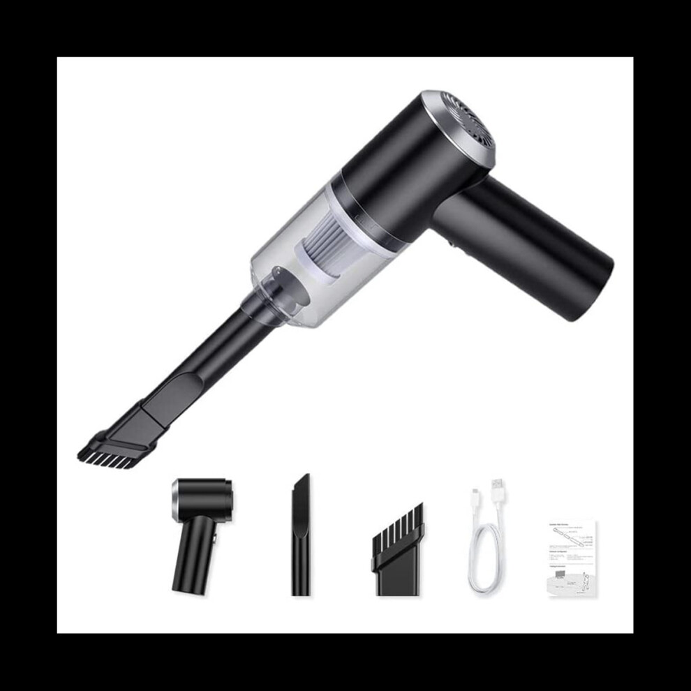 Wireless Handheld Car Vacuum Cleaner Strong Suction, Car Vacuum Cordless Rechargeable, Portable Vacuum Cleaner Black-image-OPC-PBMXSJR-NEW