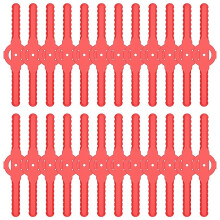 String Trimmer Head Blades Replacement, 24 PC Plastic Cutter Blades for Cordless Grass Trimmer