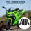 for Ninja 400 2018-2020 Motorcycle Fuel Tank Pad Knee Grip Decal Protective Stickers 4