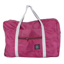 Multifunction Capacity Casual Folding Waterproof Luggage Storage Bags Suitcase Organizer Tote Bag Burgundy