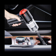 4 in 1 Wireless Car Vacuum Cleaner Charging Compressed Air Handheld High-Power Portable Car Vacuum Cleaner - A