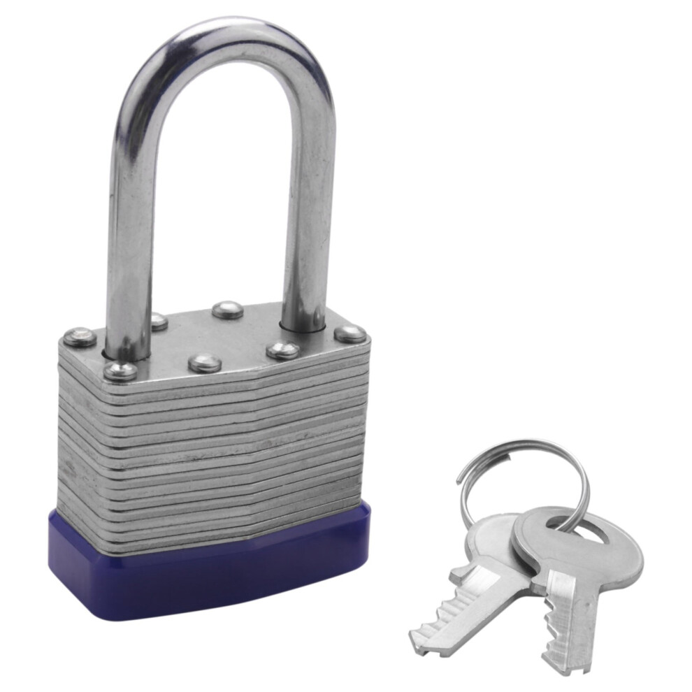 Lot de 2 cadenas à anse à clé, cadenas à clé robuste et résistant aux intempéries pour abri de jardin, garage
