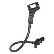 Microphone Stand Flexible Gooseneck Microphone Stand Adjustable Desk Mic Arm Stand with Clip