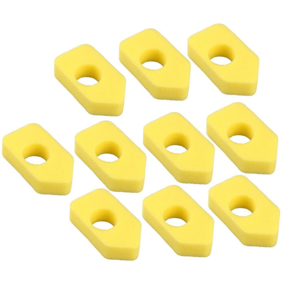 Lot de 10 filtres à air jaunes pour équipement électrique Stratton 698369, pièces de tondeuse à gazon
