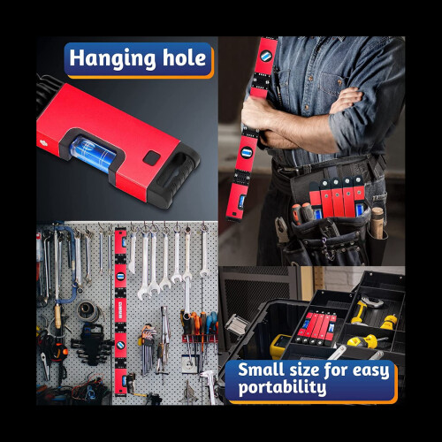 28 Inch Multi-Function Foldable Level, Measuring Tool with 4 Easy to Read Level ,for ,Woodworkers,Homes 2