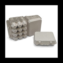 30Pcs Vintage Blank Egg Cartons- Classic 3X4 Style Holds 12 Eggs, Sturdy Design Made From Recycled Egg Box A