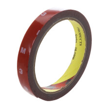 Strong Permanent Double Sided Super Sticky Foam Tape Roll For Vehicle Car, Red 15MM*