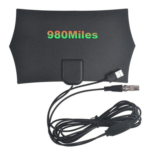 980 Miles 4K Digital HDTV Indoor TV Antenna with Amplifier Signal