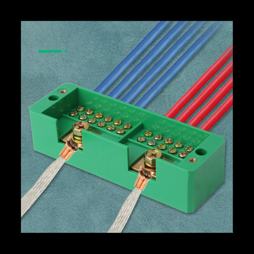Single Phase 2-In 6 Outgoing Terminal Box Household Distribution Box Junction Box Terminal Block 220 V(6 Out) 4762381765928